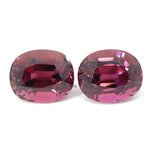 14.35 cts Natural Gemstone Raspberry Pink Tourmaline Pair - Oval Shape - 23282RGT