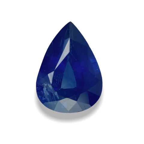 1.18cts Natural Gemstone Heated Blue Sapphire - Pear Shape - 583RGT