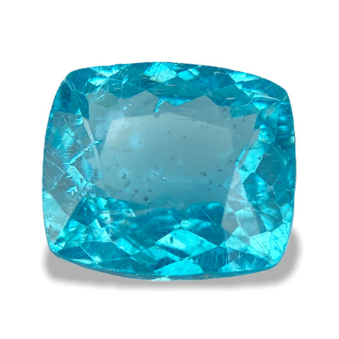 2.78cts Natural Neon Blue Apatite - Cushion Shape - 656RGT5