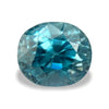 2.42cts Natural Gemstone Blue Zircon Cambodia - Oval Shape - 657RGT5