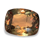 9.80cts Natural Khaki Green Diaspore Color Change Gemstone - Cushion Shape - 786RGT