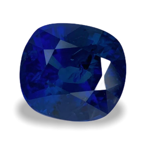 3.11cts Natural Gemstone Heated Blue Sapphire - Cushion Shape - 79RGT