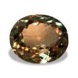 9.76cts Natural Khaki Green Diaspore Color change Gemstone - Oval Shape - 805RGT