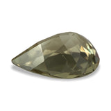 5.98cts Natural Khaki Green Diaspore Color Change Gemstone - Pear Shape - 808RGT