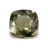 6.67cts Natural Khaki Green Diaspore Color Change Gemstone - Cushion Shape - 809RGT