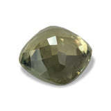6.67cts Natural Khaki Green Diaspore Color Change Gemstone - Cushion Shape - 809RGT
