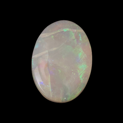 2.96cts Natural Australian White Opal Gemstone - Oval Shape - 874RGT