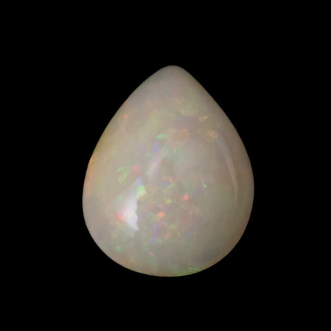 7.82cts Natural Welo White Opal Gemstone - Pear Shape - 876RGT