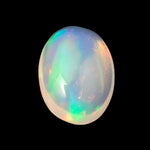 3.96cts Natural Welo White Opal Gemstone - Oval Shape - 878RGT