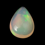 6.59cts Natural Welo White Opal Gemstone - Pear Shape - 879RGT
