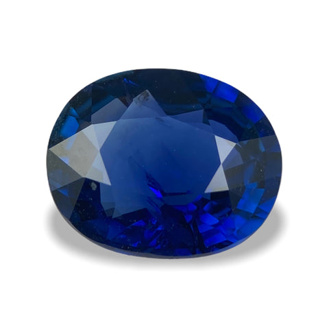 2.14cts Natural Heated Royal Blue Sapphire - Oval Shape - 885RGT