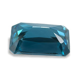 10.02cts Natural Cambodia Blue Zircon Gemstone - Octagon Shape - 902RGT