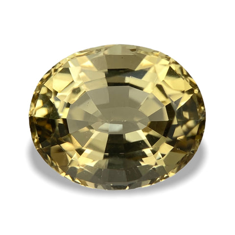 6.18cts Natural Golden Yellow Beryl - Oval Shape - 908RGT
