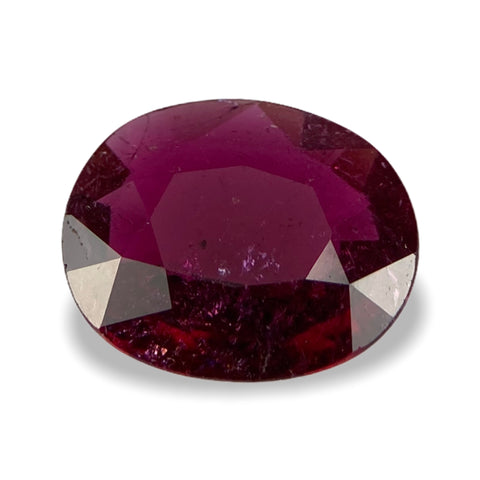 1.91cts Natural Pinkish Red Tourmaline - Oval Shape - 920RGT