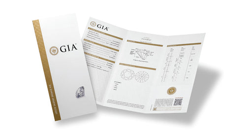 GIA Gemologist Institute of America Gemstone Report without ORIGIN