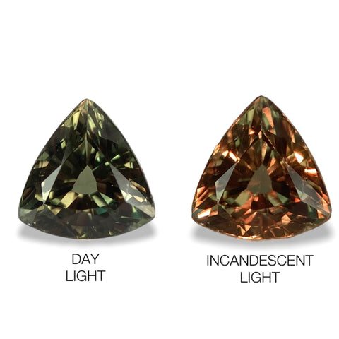 2.456cts Natural Alexandrite Colour Change Gemstone - Trillion Shape - NGT1598
