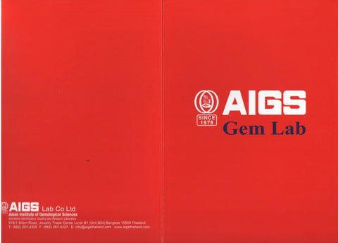 AIGS Gemstone Full Report with ORIGIN